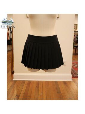 Pleated Mini Skirt High Waist Stretchy Casual Cosplay Dance Skirt